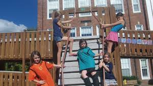 Jenkintown playground castle structure.